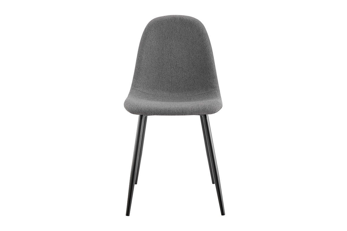 Set of 4 Ovela Lucas Dining Chairs (Charcoal)