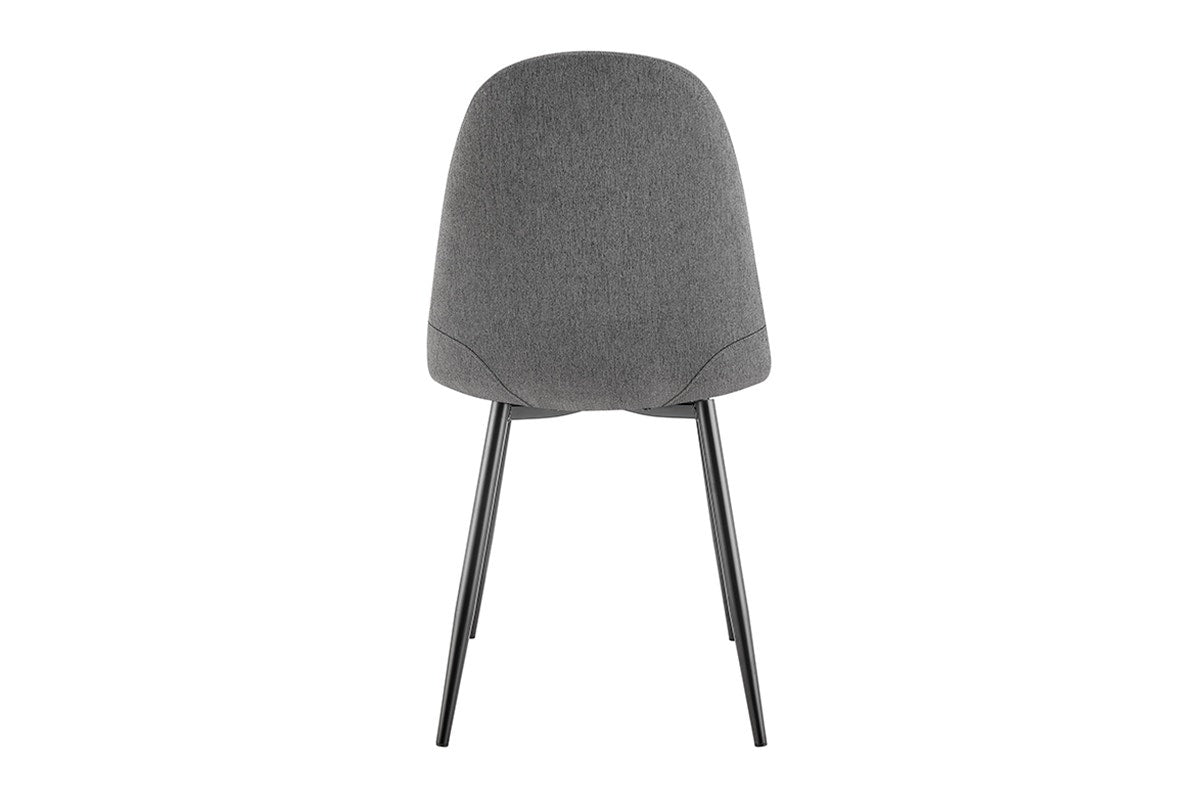 Set of 4 Ovela Lucas Dining Chairs (Charcoal)