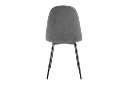 Set of 4 Ovela Lucas Dining Chairs (Charcoal)