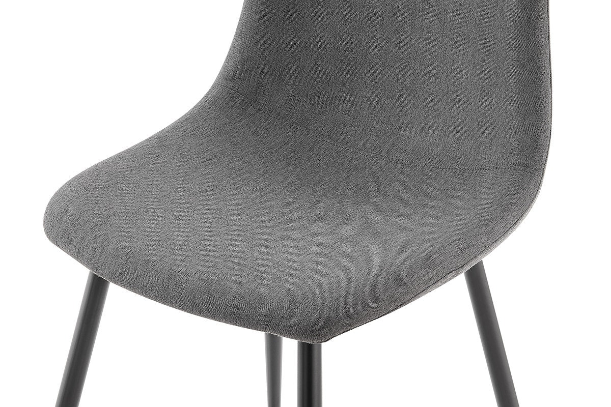 Set of 4 Ovela Lucas Dining Chairs (Charcoal)