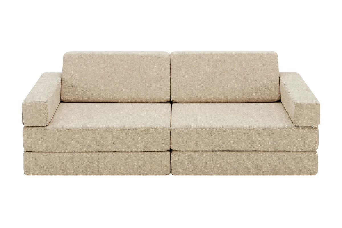 Ovela 14 Piece Modular Double Kids Play Sofa (Beach Beige)