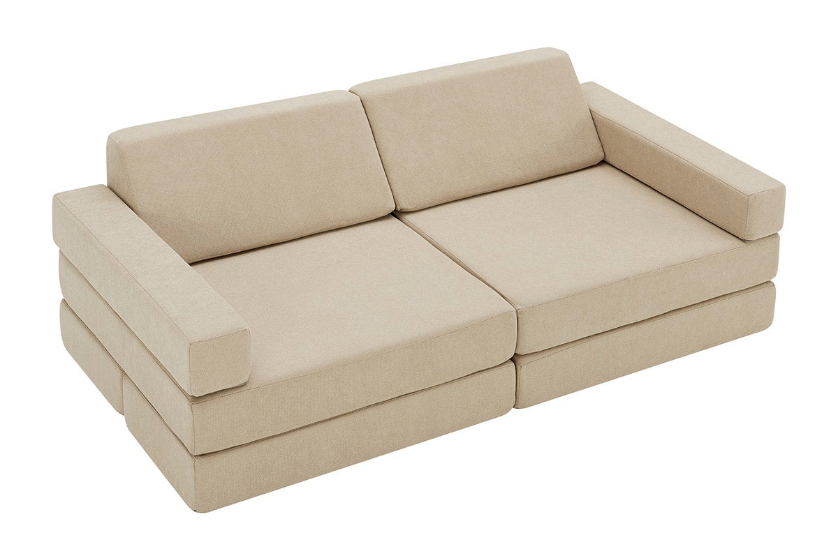 Ovela 14 Piece Modular Double Kids Play Sofa (Beach Beige)