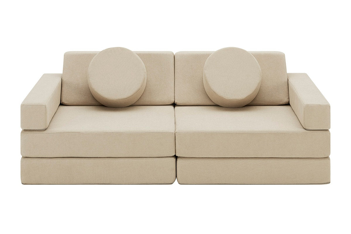 Ovela 14 Piece Modular Double Kids Play Sofa (Beach Beige)