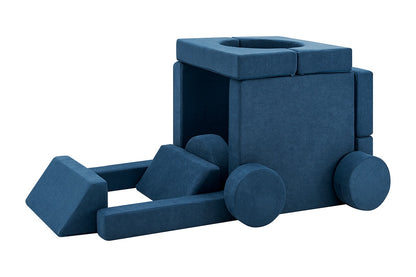 Ovela 14 Piece Modular Double Kids Play Sofa (Ocean Blue)