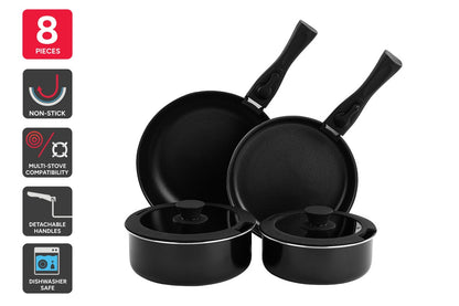 Ovela Moderno 8 Piece Non-Stick Induction Cookware Set