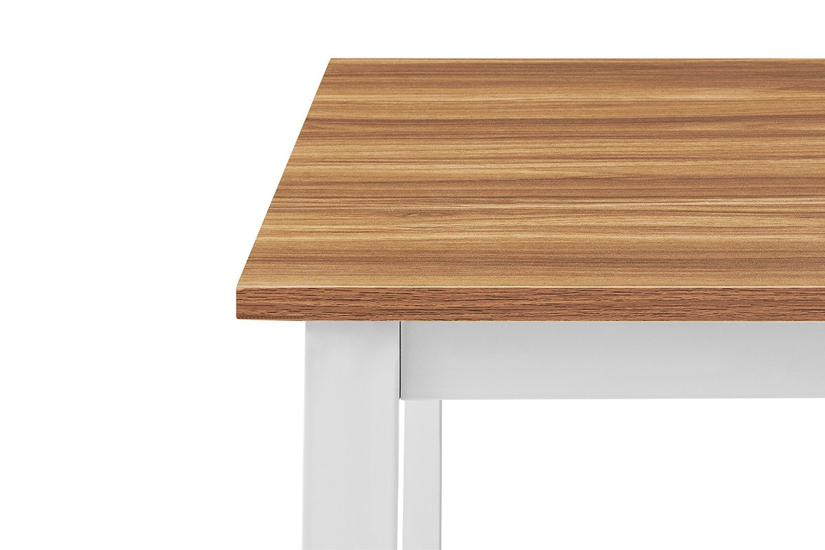 Ovela Glasgow Study Desk (Walnut/White)