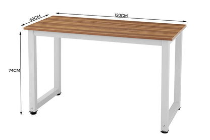 Ovela Glasgow Study Desk (Walnut/White)