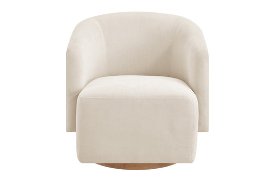 Ovela Nova Swivel Armchair (Cream)
