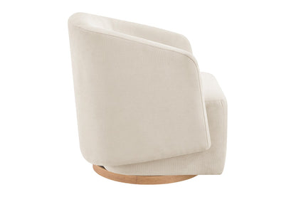 Ovela Nova Swivel Armchair (Cream)