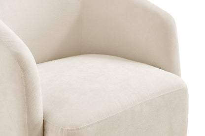 Ovela Nova Swivel Armchair (Cream)