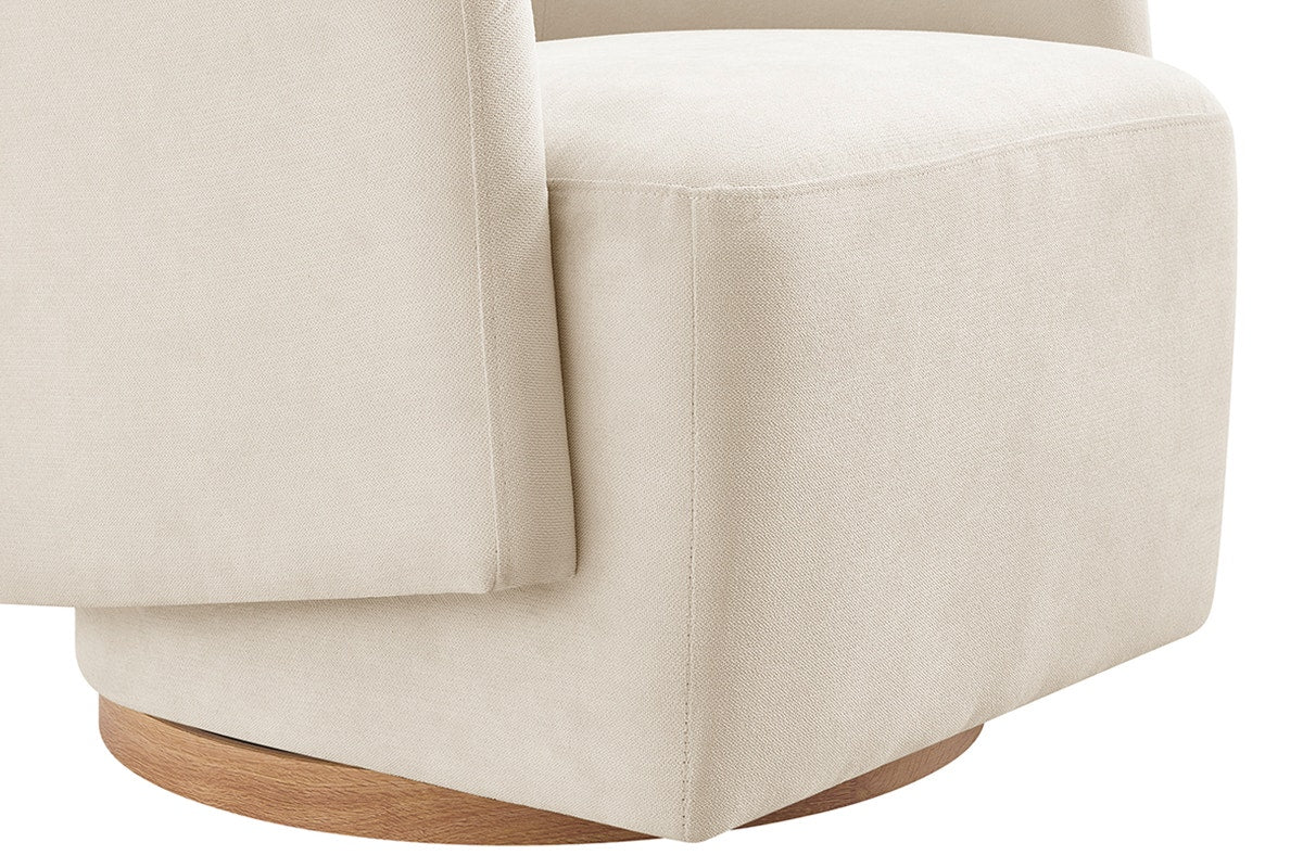 Ovela Nova Swivel Armchair (Cream)