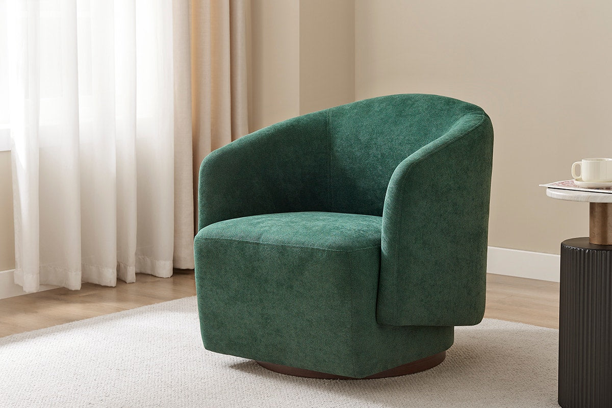 Ovela Nova Swivel Armchair (Green)