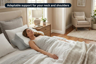 Ovela Orthopaedic Neck and Shoulder Support Memory Foam Pillow