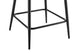 Ovela Set of 2 Paige Faux Leather Bar Stools (Tan PU/Black)