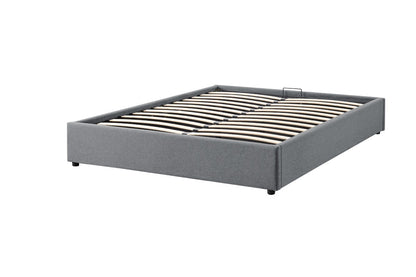 Ovela Parker Gas Lift Bed Frame (Grey, Queen)