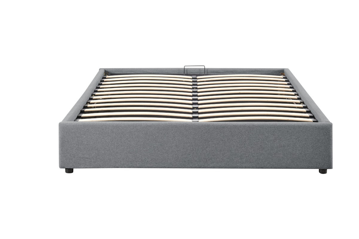 Ovela Parker Gas Lift Bed Frame (Grey, Queen)