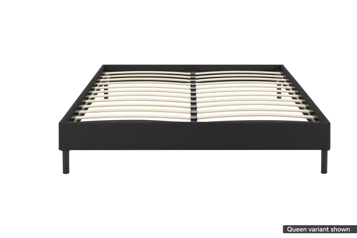 Ovela Parker Bed Frame (Black, Double)