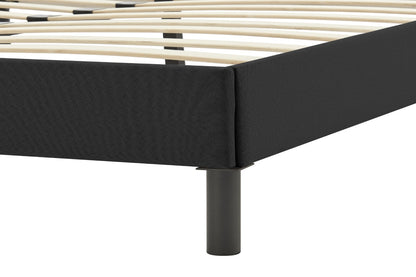 Ovela Parker Bed Frame (Black, Double)