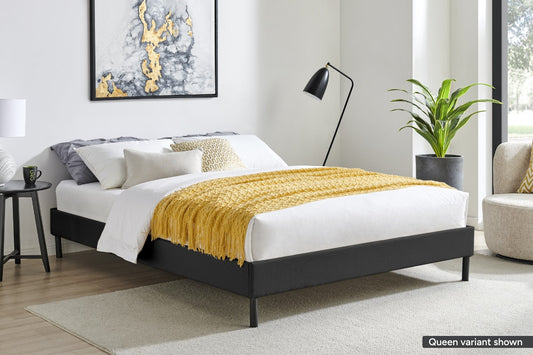 Ovela Parker Bed Frame (Black, King)