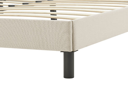 Ovela Parker Bed Frame (Beige, Queen)