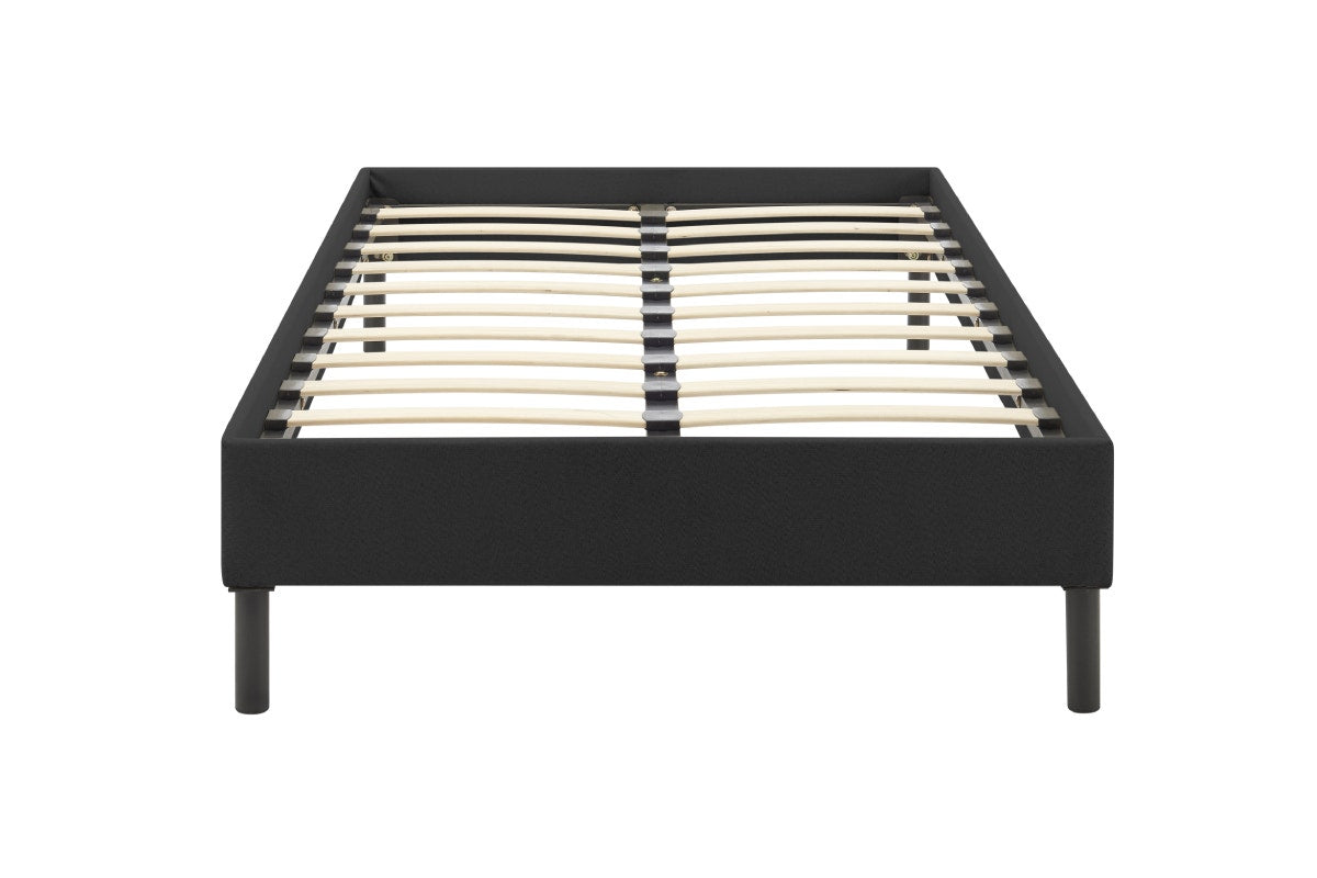 Ovela Parker Bed Frame (Black, Single)