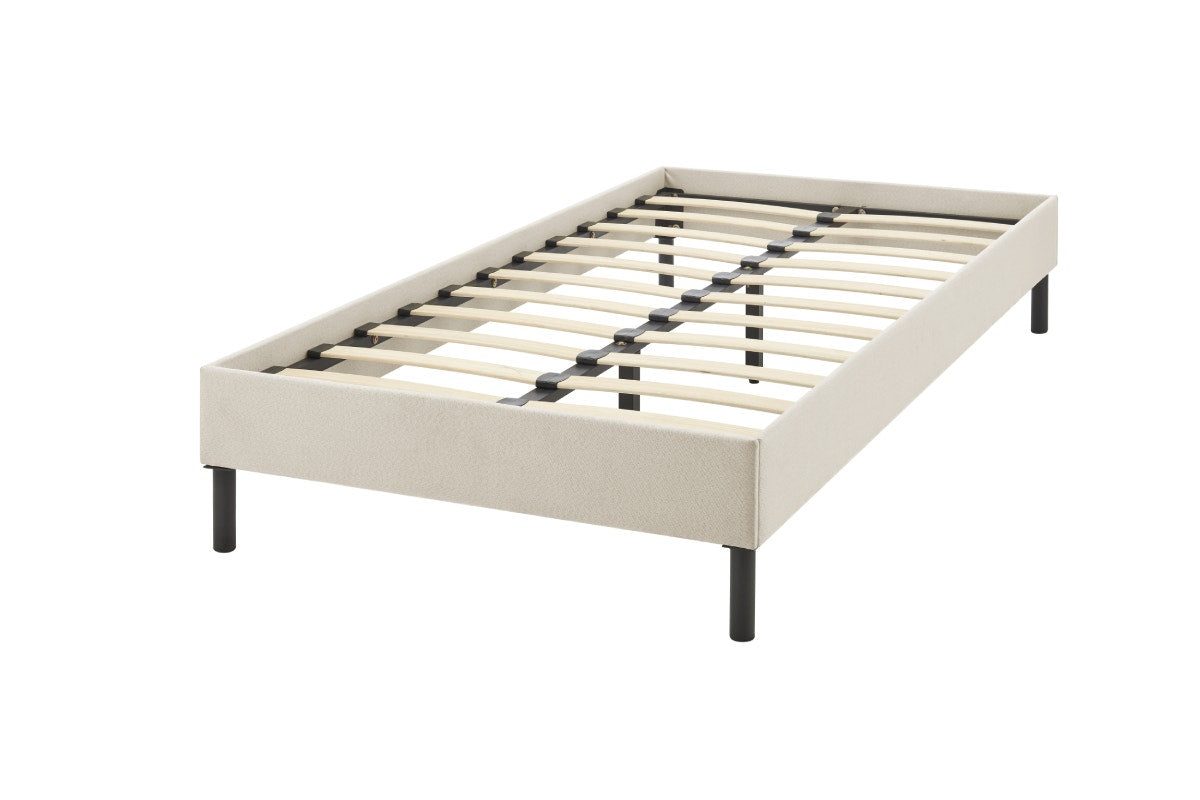 Ovela Parker Bed Frame (Beige, Single)