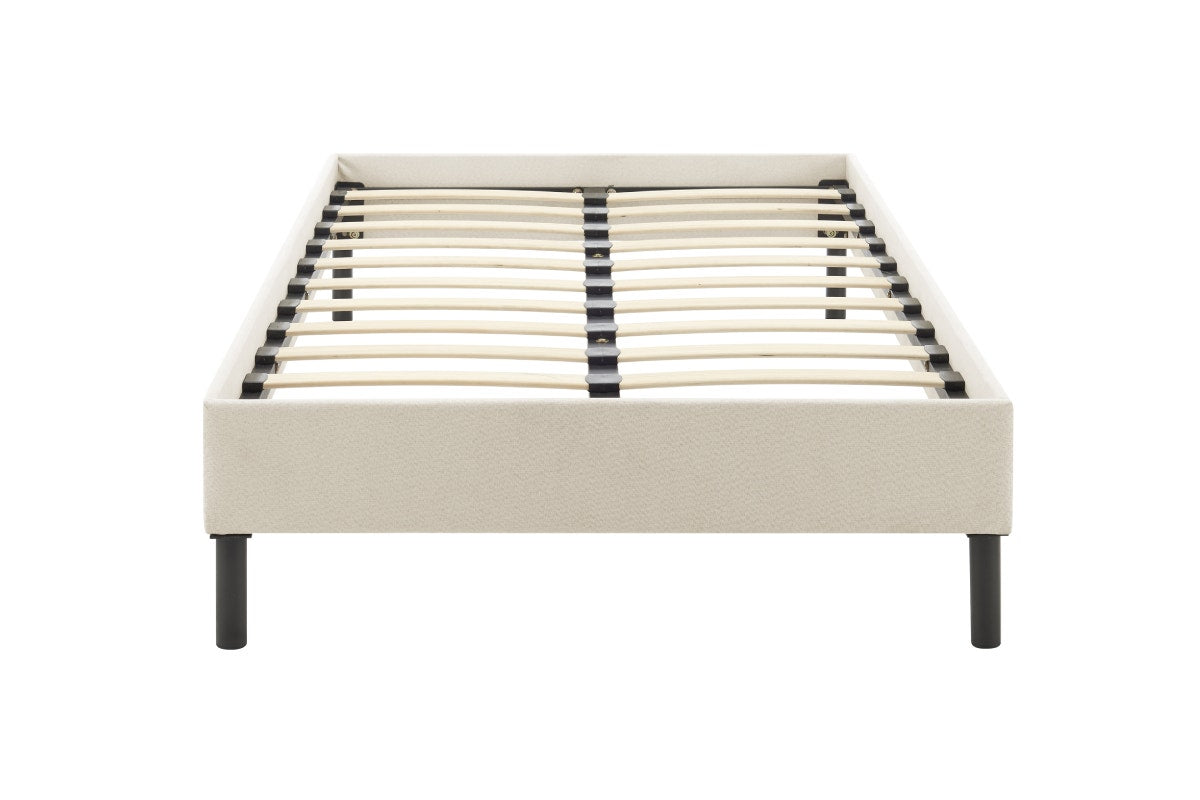 Ovela Parker Bed Frame (Beige, Single)