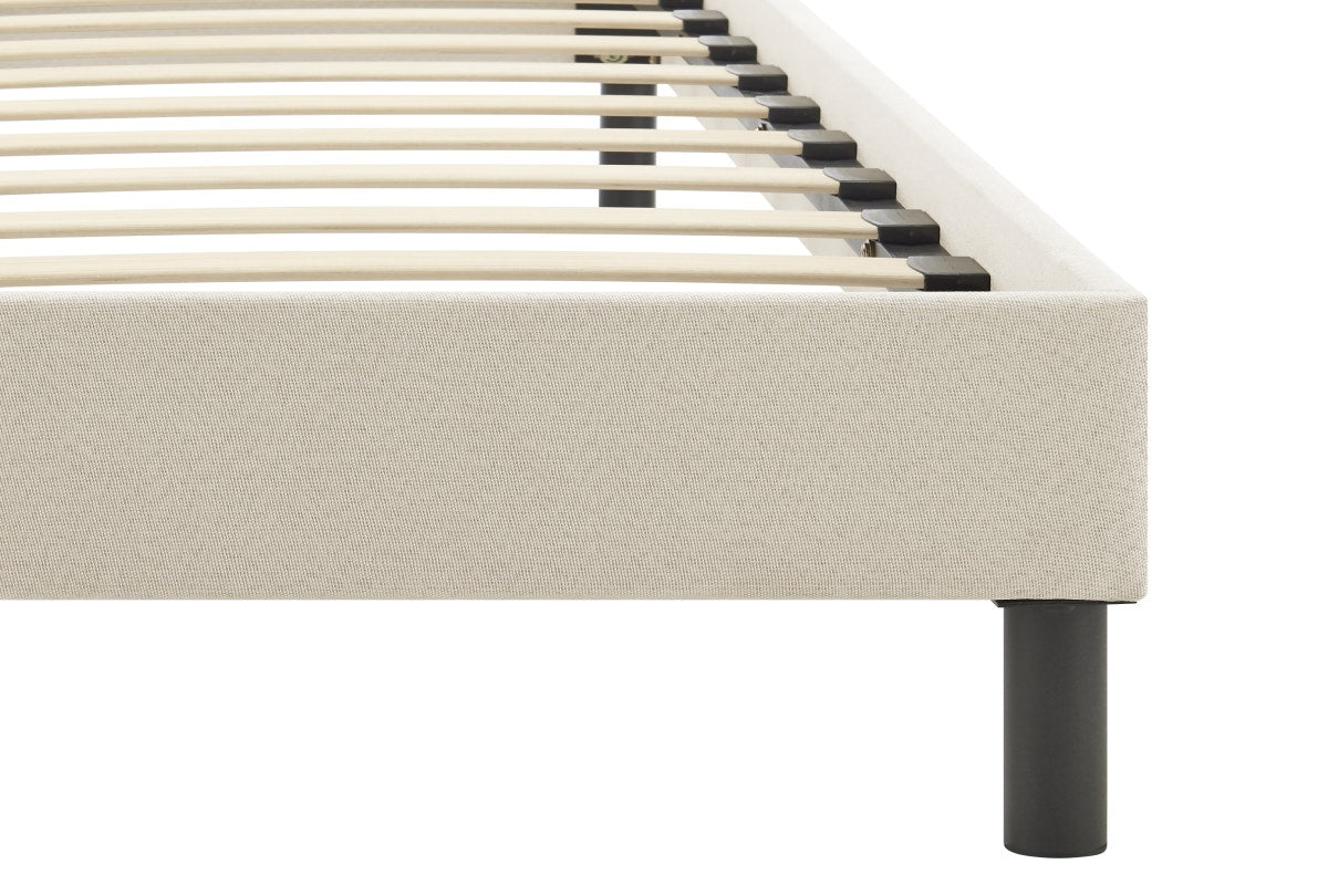 Ovela Parker Bed Frame (Beige, Single)