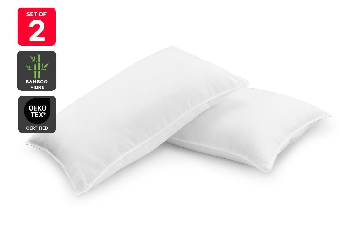Set of 2 Ovela Bamboo Fibre Pillows
