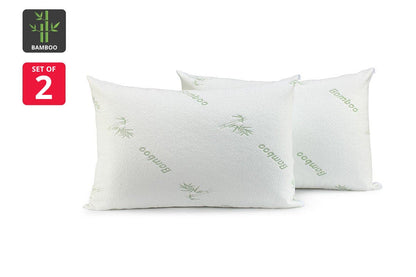 Ovela Set of 2 Bamboo Waterproof Pillow Protectors