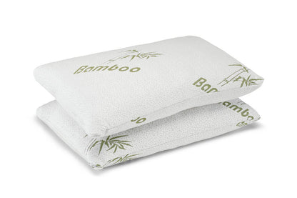 Ovela Set of 2 Bamboo Memory Foam Pillows (Large)