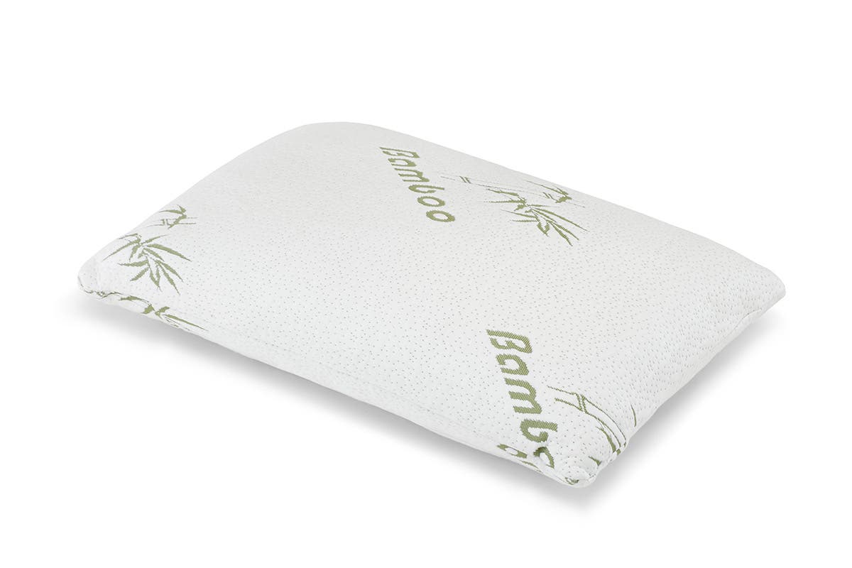 Ovela Set of 2 Bamboo Memory Foam Pillows (Large)