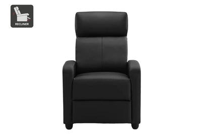 Ovela PU Recliner Chair (Black)
