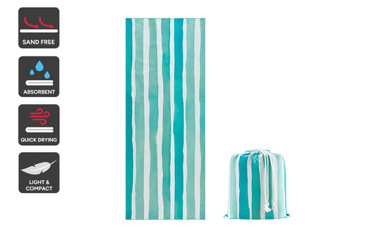 Ovela Sand Free Beach Towel (Mint Green) - Auzzistore