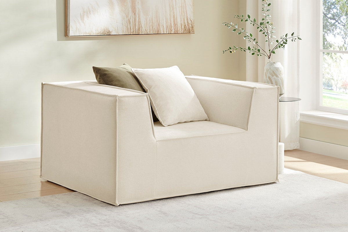 Ovela Softly Compressed Armchair (Cream)
