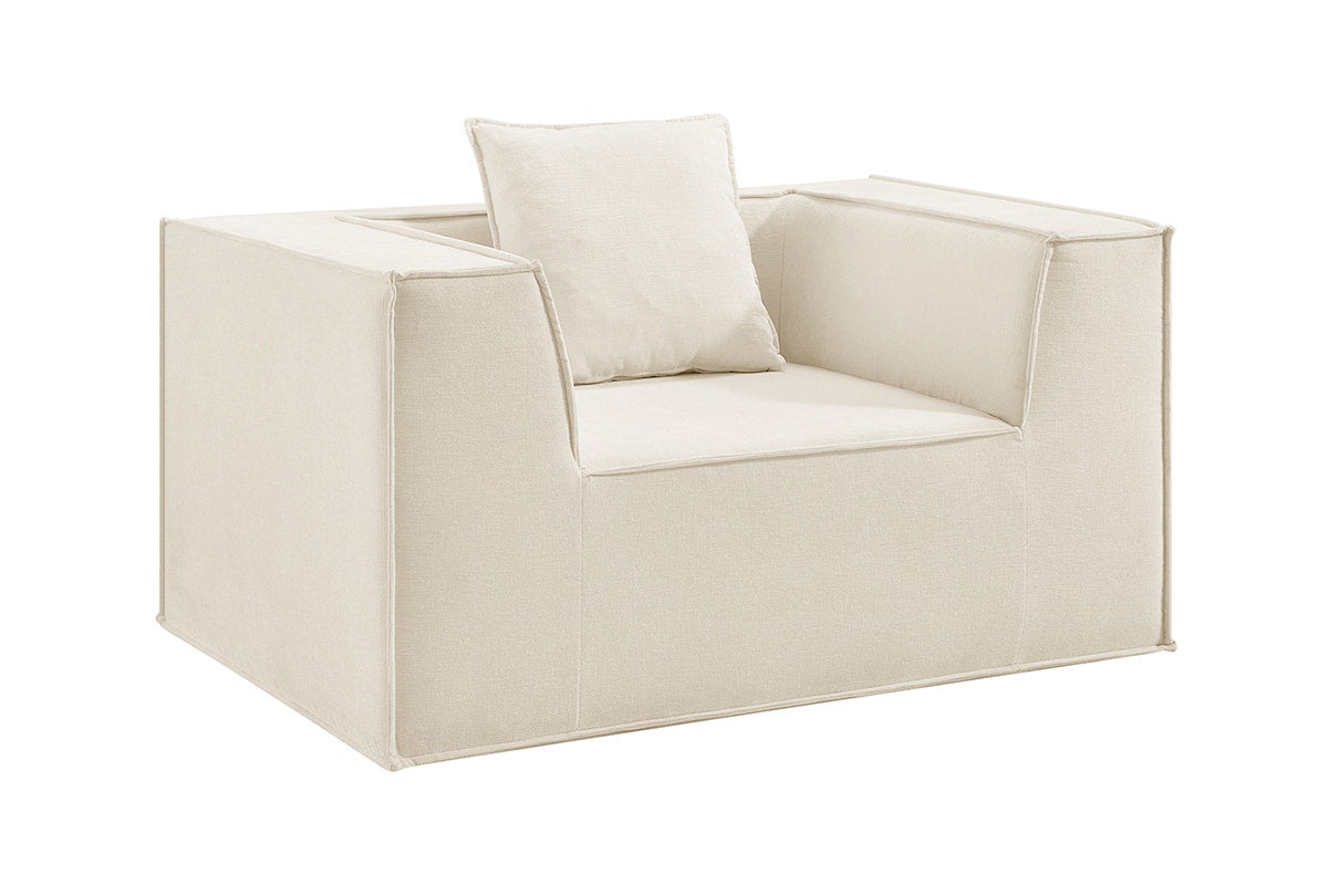 Ovela Softly Compressed Armchair (Cream)