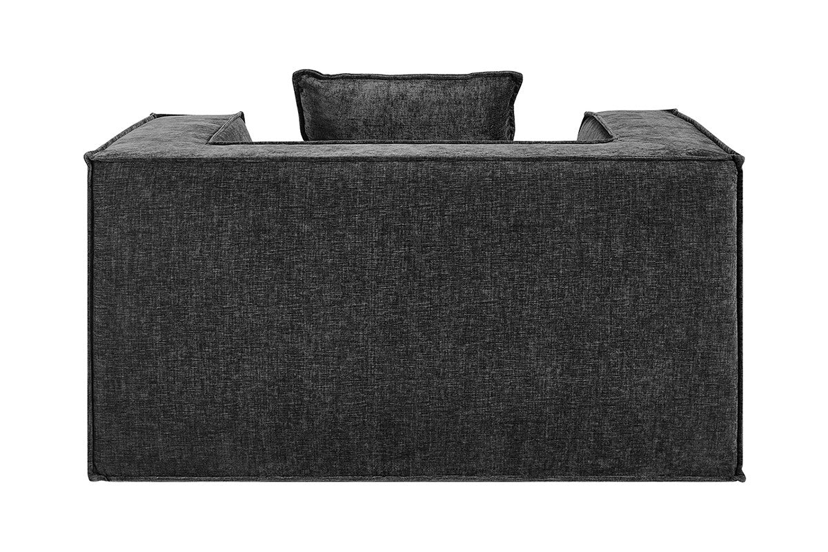 Ovela Softly Compressed Armchair (Charcoal)