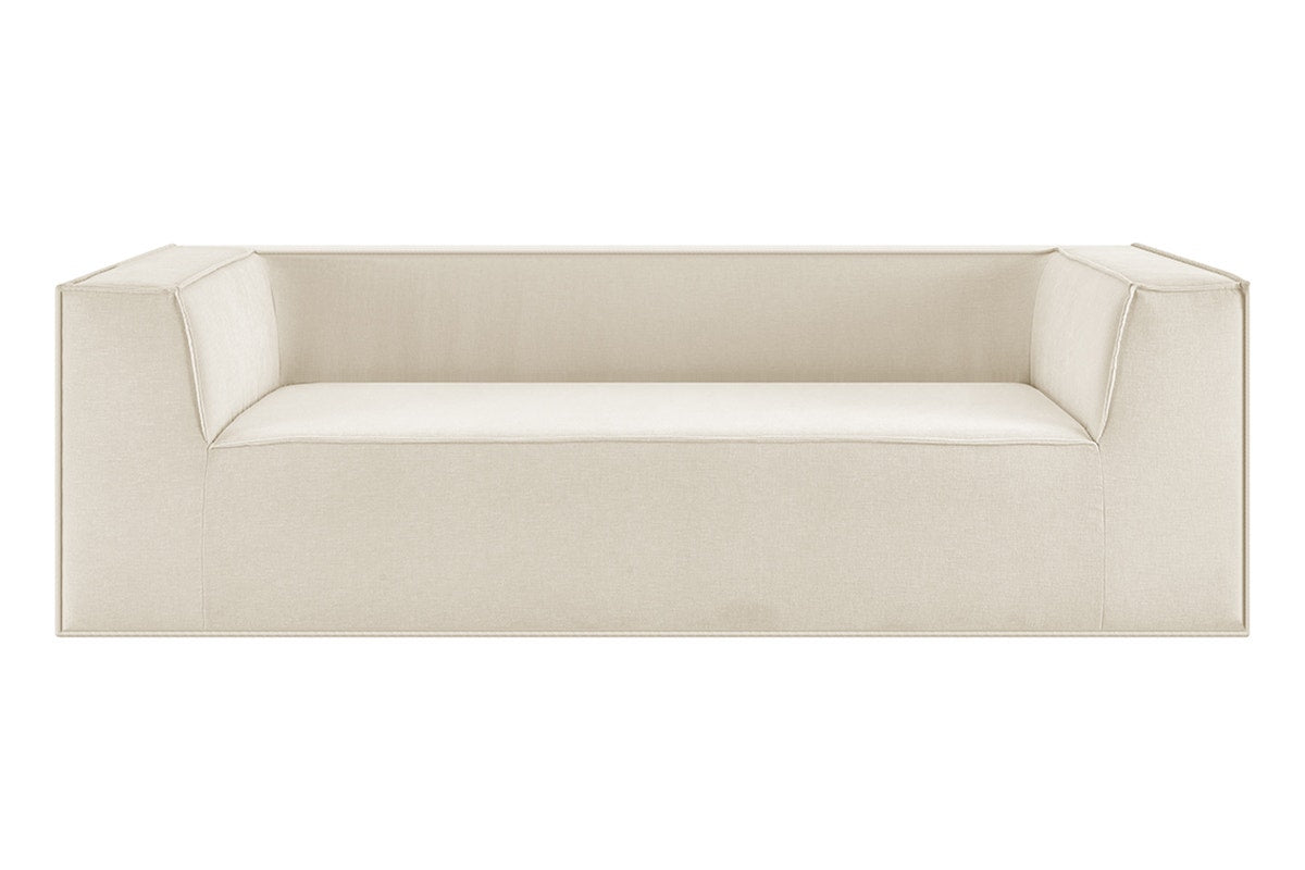 Ovela Softly 2 Seater Compressed Sofa (Cream)