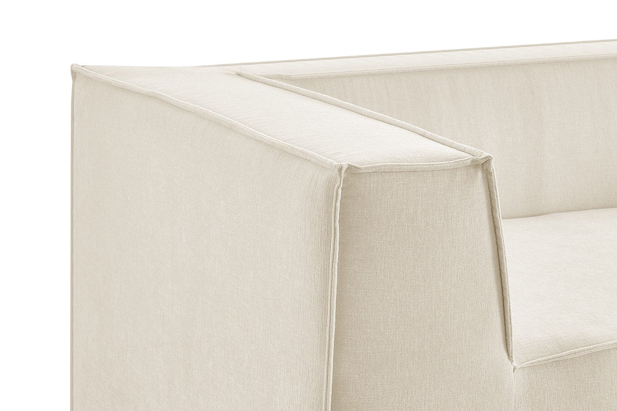 Ovela Softly 2 Seater Compressed Sofa (Cream)