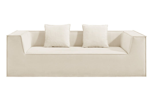 Ovela Softly 2 Seater Compressed Sofa (Cream)