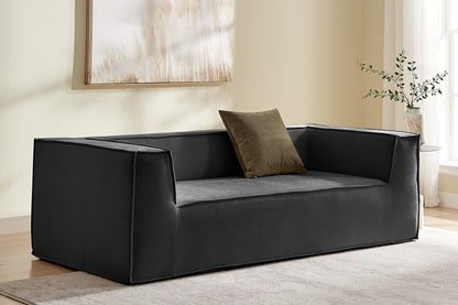 Ovela Softly 2 Seater Compressed Sofa (Charcoal)