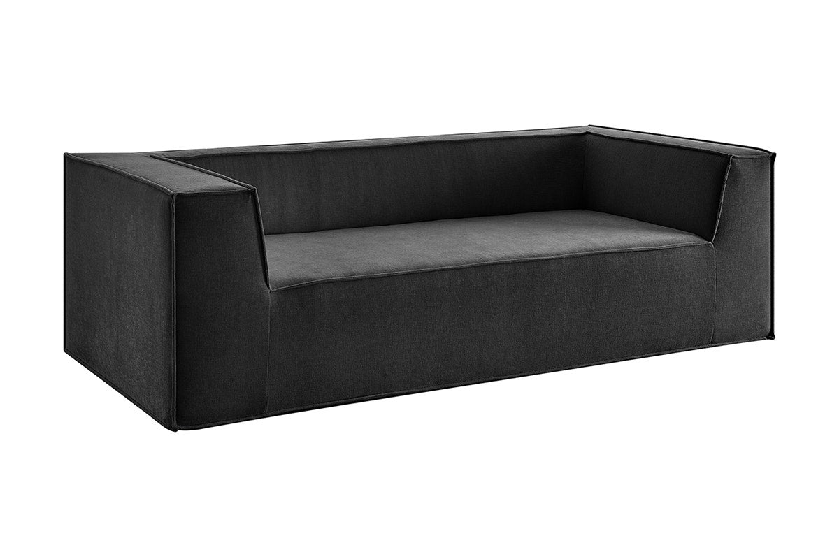 Ovela Softly 2 Seater Compressed Sofa (Charcoal)