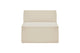 Ovela Softly 3 Seater Modular Sofa with Ottoman (Cream)