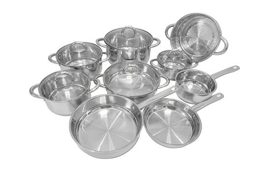 Ovela 9 Piece Stainless Steel Cookware Set