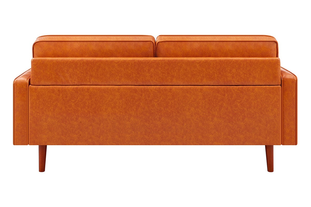 Ovela Stockholm 3 Seater Sofa (Tan, PU Leather)