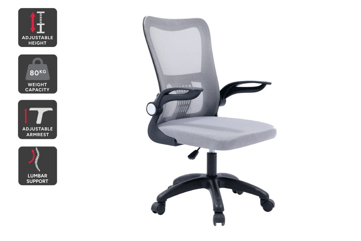 Ovela Student Office Chair (Grey)