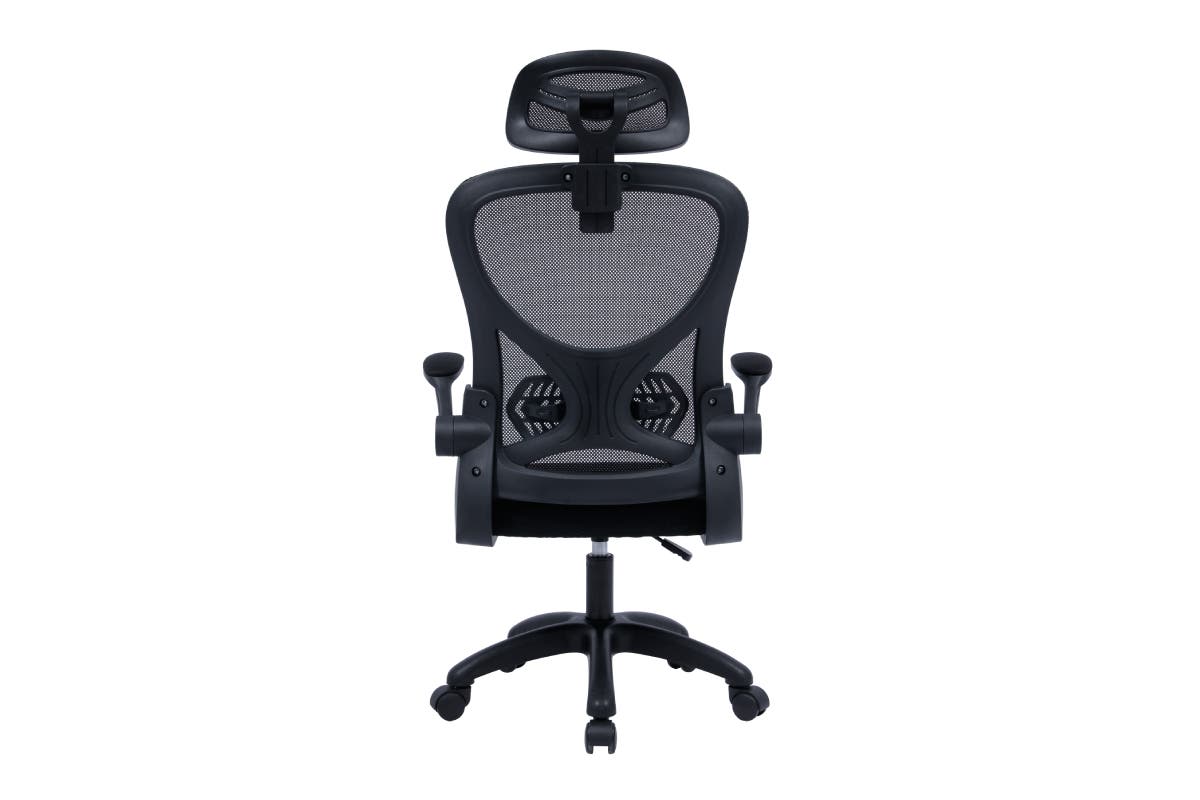 Ovela Student Office Chair with Head Rest (Black)