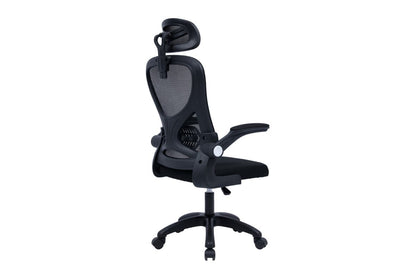 Ovela Student Office Chair with Head Rest (Black)