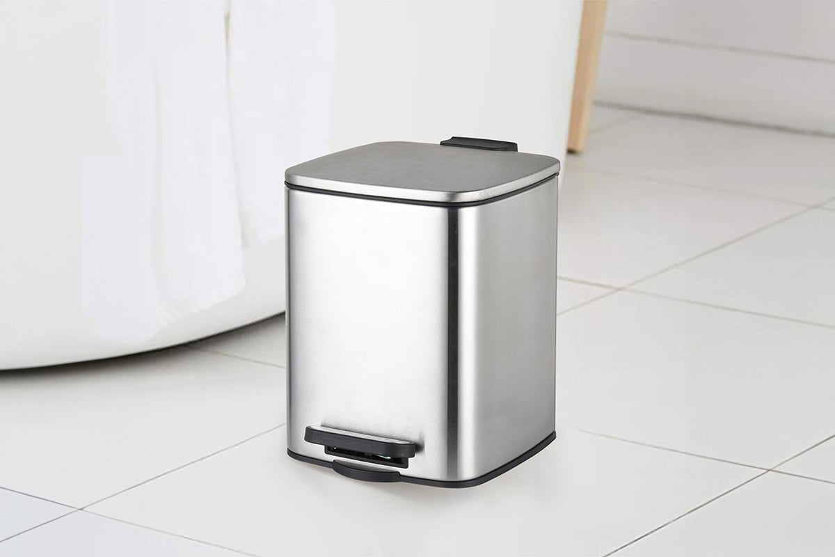 Ovela 30L and 6L Rubbish Bin Set (Stainless Steel)