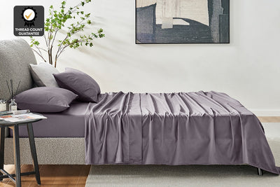 Ovela 1200TC Cotton Bed Sheet Set  - Castlerock